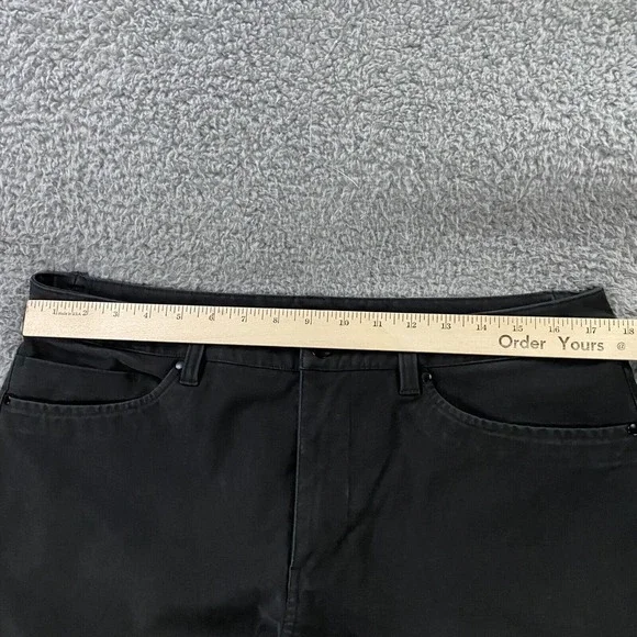 Lululemon ABC Slim-Fit 5 Pocket Pant Utilitech Mens 34x32 Black 5-Pocket M5ABNS - Picture 7 of 10